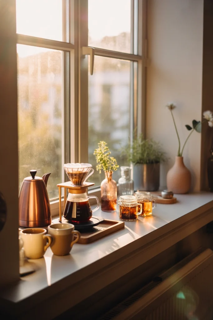 coffee station ideas for small spaces