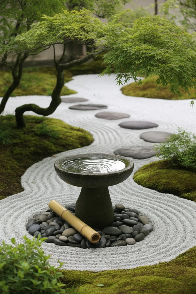 bird bath garden ideas